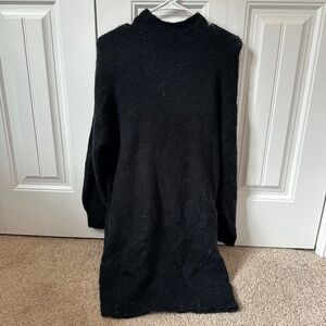 Pink Lily black sweater dress